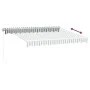 Retractable manual awning in anthracite gray and white, 300x250 cm. by , Awnings - Ref: Foro24-3216038, Price: 224,09 €, Disc...