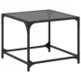Schwarzer Glastisch mit Stahlrahmen, 50x50x40 cm. von , Couchtisch - Ref: Foro24-845968, Preis: 34,99 €, Rabatt: %