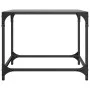 Schwarzer Glastisch mit Stahlrahmen, 50x50x40 cm. von , Couchtisch - Ref: Foro24-845968, Preis: 34,99 €, Rabatt: %