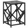 Stahl-Couchtisch mit schwarzer Glasoberfläche 30x30x41 cm von , Couchtisch - Ref: Foro24-845989, Preis: 32,63 €, Rabatt: %