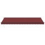 Toldo retráctil manual con luces LED burdeos 600x350 cm de , Toldos - Ref: Foro24-3215011, Precio: 605,93 €, Descuento: %