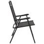 Faltbare Gartenstühle, 2 Stück, Stahl und Textilene, Melange-Grau. von , Gartenstühle - Ref: Foro24-360200, Preis: 91,17 €, R...