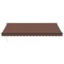 Manual retractable brown awning 450x350 cm by , Awnings - Ref: Foro24-3215407, Price: 406,74 €, Discount: %