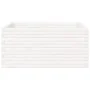 Solid white pine wood planter 100x100x46 cm by , Pots and planters - Ref: Foro24-3282430, Price: 223,33 €, Discount: %