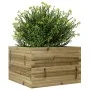 Jardinera de madera de pino impregnada 70x70x46 cm de , Maceteros y jardineras - Ref: Foro24-3282418, Precio: 144,82 €, Descu...