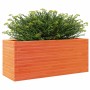 Massive Holzblumenkasten aus braun gewachster Kiefer 110x40x46 cm. von , Töpfe und Pflanzgefäße - Ref: Foro24-3282451, Preis:...