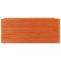 Massive Holzblumenkasten aus braun gewachster Kiefer 110x40x46 cm. von , Töpfe und Pflanzgefäße - Ref: Foro24-3282451, Preis:...