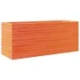 Massive Holzblumenkasten aus braun gewachster Kiefer 110x40x46 cm. von , Töpfe und Pflanzgefäße - Ref: Foro24-3282451, Preis:...