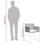 Set de muebles jardín 5 pzas con cojines ratán sintético negro de , Conjuntos de jardín - Ref: Foro24-3295008, Precio: 288,83 €