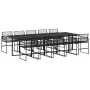 Set de comedor de jardín 11 pzas ratán sintético negro de , Conjuntos de jardín - Ref: Foro24-3295036, Precio: 731,57 €, Desc...