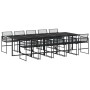 Set de comedor de jardín 11 pzas ratán sintético negro de , Conjuntos de jardín - Ref: Foro24-3295036, Precio: 740,97 €, Desc...