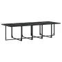 Set de comedor de jardín 11 pzas ratán sintético negro de , Conjuntos de jardín - Ref: Foro24-3295036, Precio: 731,57 €, Desc...
