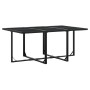 7-piece black synthetic rattan garden dining set by , Garden sets - Ref: Foro24-3295034, Price: 424,12 €, Discount: %
