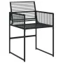 Gartensitzgruppe 7-teilig aus schwarzem Kunststoff-Rattan von , Gartensets - Ref: Foro24-3295034, Preis: 418,78 €, Rabatt: %