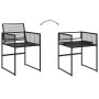 7-piece black synthetic rattan garden dining set by , Garden sets - Ref: Foro24-3295034, Price: 424,12 €, Discount: %