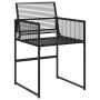 9-teiliges Gartensitzgruppen-Set aus schwarzem Kunststoff-Rattan von , Gartensets - Ref: Foro24-3295043, Preis: 359,73 €, Rab...