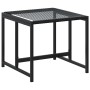 9-teiliges Gartensitzgruppen-Set aus schwarzem Kunststoff-Rattan von , Gartensets - Ref: Foro24-3295043, Preis: 359,73 €, Rab...