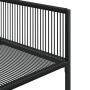 9-teiliges Gartensitzgruppen-Set aus schwarzem Kunststoff-Rattan von , Gartensets - Ref: Foro24-3295043, Preis: 359,73 €, Rab...