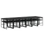 Set comedor de jardín con cojines 13 pzas ratán sintético negro de , Conjuntos de jardín - Ref: Foro24-3295062, Precio: 833,5...