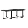 Garden dining set with 13-piece black synthetic rattan cushions. by , Garden sets - Ref: Foro24-3295020, Price: 653,07 €, Dis...