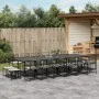 Set de muebles jardín 17 pzas con cojines ratán sintético negro de , Conjuntos de jardín - Ref: Foro24-3295022, Precio: 961,3...