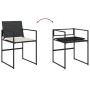 11-piece garden dining set with black synthetic rattan cushions by , Garden sets - Ref: Foro24-3295069, Price: 497,24 €, Disc...