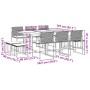 11-piece garden dining set with black synthetic rattan cushions by , Garden sets - Ref: Foro24-3295069, Price: 497,24 €, Disc...