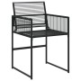 15-piece black synthetic rattan garden dining set by , Garden sets - Ref: Foro24-3295041, Price: 902,20 €, Discount: %