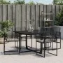 Gartenstühle mit Kissen, 4 Stück, aus schwarzem synthetischem Rattan. von , Gartenstühle - Ref: Foro24-4008575, Preis: 135,60...
