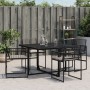 Gartenstühle mit Kissen, 4 Stück, aus schwarzem synthetischem Rattan. von , Gartenstühle - Ref: Foro24-4008575, Preis: 185,47...