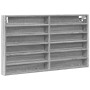 Ingenieurholz-Vitrine in Sonoma-Grau 100x8,5x58 cm von , Regale und Regale - Ref: Foro24-847945, Preis: 48,91 €, Rabatt: %