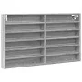 Vitrina de madera de ingeniería gris Sonoma 100x8,5x58 cm de , Estantes y estanterías - Ref: Foro24-847945, Precio: 48,11 €, ...