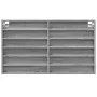 Vitrina de madera de ingeniería gris Sonoma 100x8,5x58 cm de , Estantes y estanterías - Ref: Foro24-847945, Precio: 48,11 €, ...