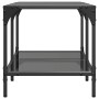 Mesa de centro superficie de vidrio acero negra 78,5x40x40 cm de , Mesas de centro - Ref: Foro24-845977, Precio: 53,35 €, Des...