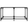 Schwarzer Couchtisch mit Glasoberfläche und Stahlgestell, 78,5x40x40 cm. von , Couchtisch - Ref: Foro24-845975, Preis: 42,46 ...