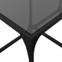 Schwarzer Couchtisch mit Glasoberfläche und Stahlgestell, 78,5x40x40 cm. von , Couchtisch - Ref: Foro24-845975, Preis: 42,46 ...