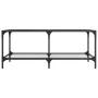 Mesa de centro superficie de vidrio acero 98,5x50x40 cm de , Mesas de centro - Ref: Foro24-845980, Precio: 57,68 €, Descuento: %