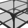 Glas-Stahl-Couchtisch 98,5x50x45 cm von , Couchtisch - Ref: Foro24-846012, Preis: 64,99 €, Rabatt: %