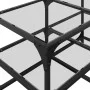 Glass and steel coffee table, 78.5x40x45 cm by , Coffee table - Ref: Foro24-846010, Price: 51,93 €, Discount: %