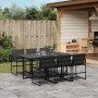 Gartensitzgruppe 7-teilig mit schwarzen Textilen-Kissen von , Gartensets - Ref: Foro24-3295074, Preis: 392,09 €, Rabatt: %