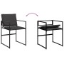 Gartensitzgruppe 7-teilig mit schwarzen Textilen-Kissen von , Gartensets - Ref: Foro24-3295074, Preis: 392,09 €, Rabatt: %