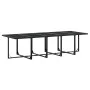 11-piece garden dining set with black textilene cushions by , Garden sets - Ref: Foro24-3295076, Price: 680,69 €, Discount: %