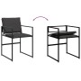 11-piece garden dining set with black textilene cushions by , Garden sets - Ref: Foro24-3295076, Price: 691,21 €, Discount: %