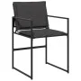 Garden dining set, 15 pieces, with black textilene cushions. by , Garden sets - Ref: Foro24-3295081, Price: 824,46 €, Discoun...