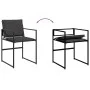Garden dining set, 15 pieces, with black textilene cushions. by , Garden sets - Ref: Foro24-3295081, Price: 824,46 €, Discoun...