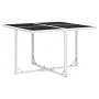 5-piece garden dining set with white textilene cushions by , Garden sets - Ref: Foro24-3295088, Price: 258,95 €, Discount: %