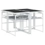 Gartensitzgruppe 5-teilig mit weißen Textilene-Kissen. von , Gartensets - Ref: Foro24-3295088, Preis: 261,81 €, Rabatt: %