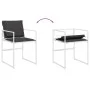 7-piece garden dining set with white textilene cushions by , Garden sets - Ref: Foro24-3295104, Price: 383,07 €, Discount: %
