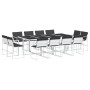 Garten-Essgruppe, 13-teilig, mit weißen Textilene-Kissen. von , Gartensets - Ref: Foro24-3295110, Preis: 715,63 €, Rabatt: %