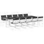 11-piece garden dining set with white textilene cushions by , Garden sets - Ref: Foro24-3295106, Price: 689,82 €, Discount: %